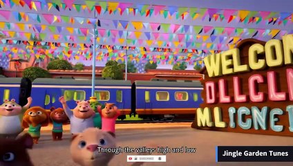 🚂🎶 The Happy Train Song _ Fun Kids Song & Cartoon Animation _ Sing Along & Dance! 🎵