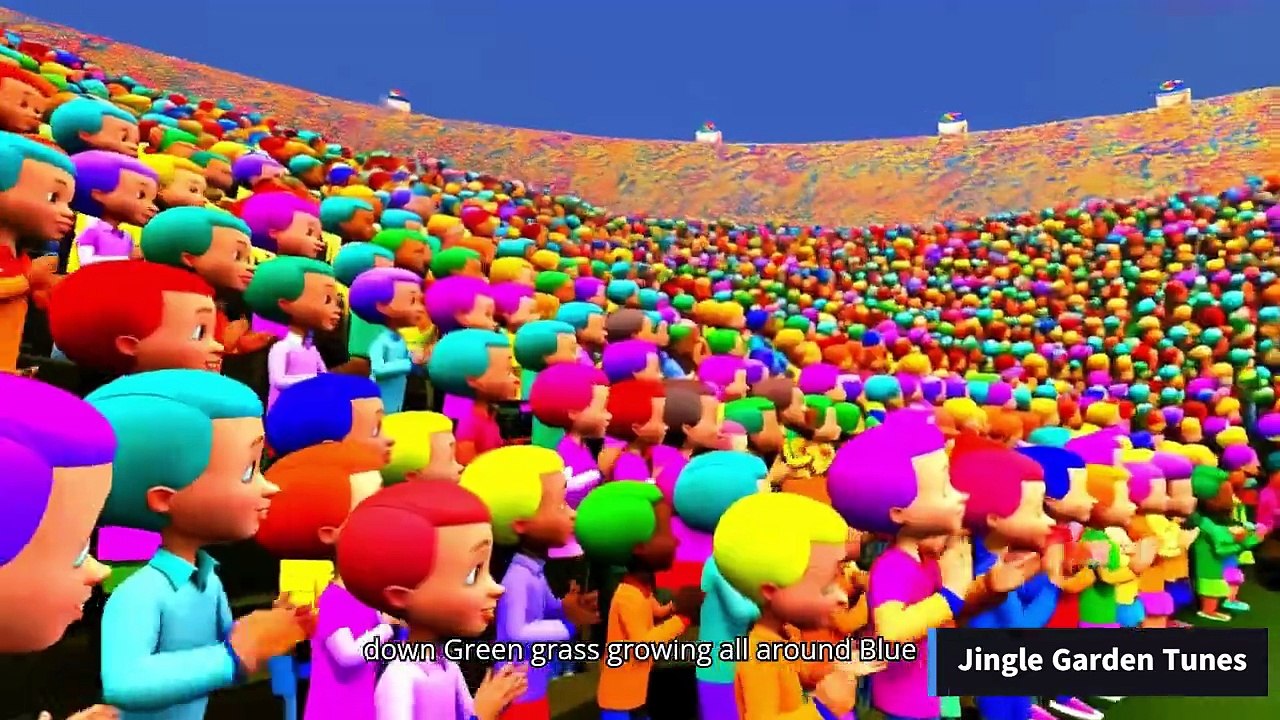 Rainbow Party Blast 🌈🎉 _ Fun Kids Dance Song with Cartoon Video
