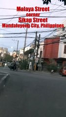 Malaya Street corner Sikap Street in Mandaluyong City in the Philippines