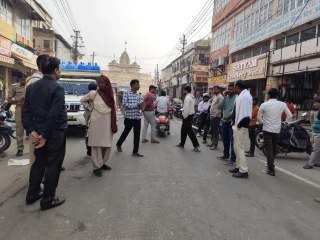 अतिक्रमण पर अलवर नगर निगम की कार्रवाई