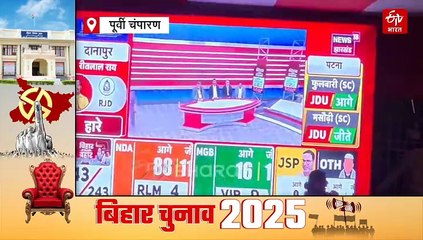 पूर्वी चंपारण में NDA की आंधी, 12 में से 11 सीटों पर कब्जा,ढाका में राजद की जीत