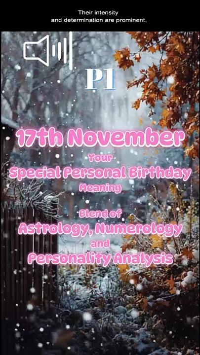 17 November 🌟 Timeless Birthday Messages !