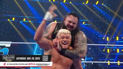 WWE SMACKDAWN 14 NOVEMBER 2025 CODY RHODES VS BRONSON BREED FULL MATCH