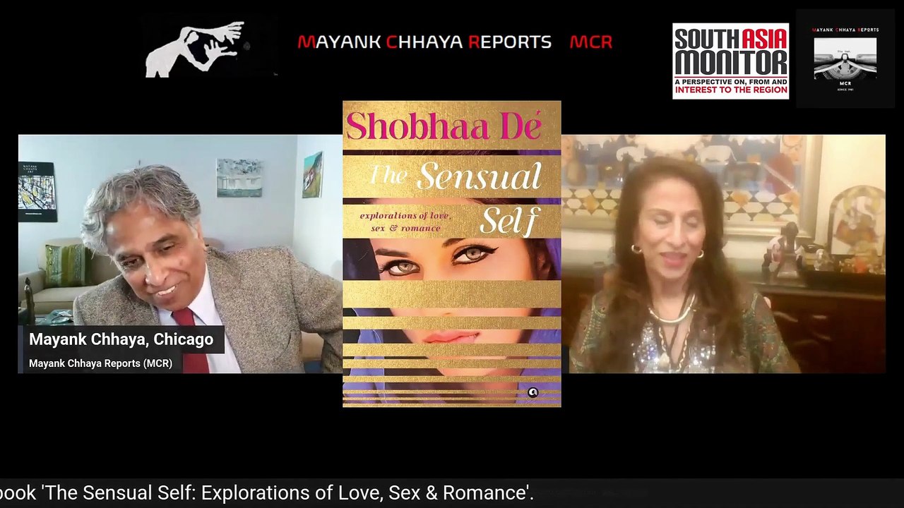 Indian writer and columnist Shobhaa Dé speaks with Mayank Chhaya on her latest book ‘The Sensuous Self: Explorations of Love, Sex & Romance’ | SAM Conversation