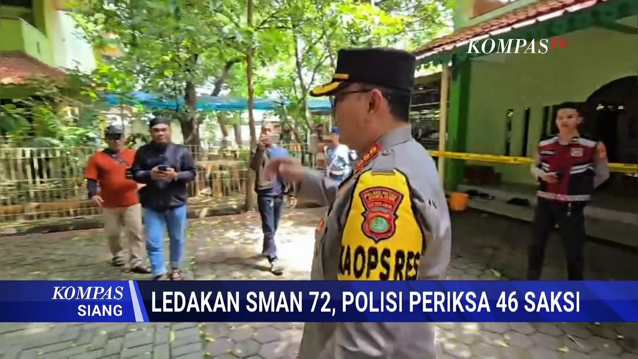 Pemeriksaan 46 Saksi Kasus Ledakan SMAN 72 Jakarta hingga Orang Tua Anak Berhadapan dengan Hukum