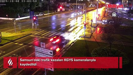 Kazalar anbean kaydedildi! Aşırı hız ve dikkatsizlik...