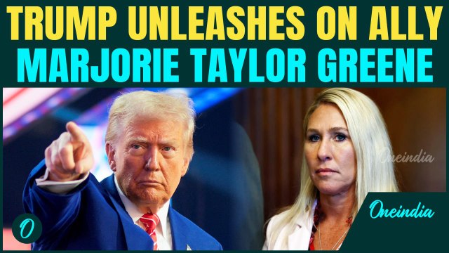 Trump BLASTS ‘Wacky’ ‘Lunatic’ Marjorie Taylor Greene | Showdown over Epstein Files Vote Escalates