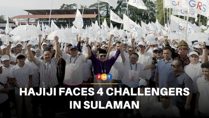 Hajiji faces 4 challengers in Sulaman
