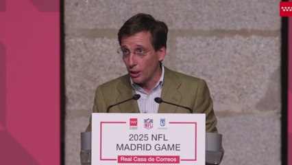 Almeida destaca el retorno que el Dolphins-Commanders tiene para la imagen de Madrid