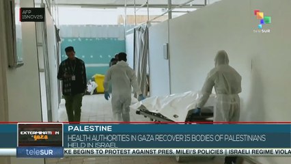 Palestine: Health authorities in Gaza recover 15 bodies of Palestinians held in Israel
