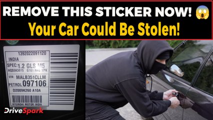 Remove This Sticker from Your New Car NOW! | Hidden Risk That Could Get Your Car Stolen 😱