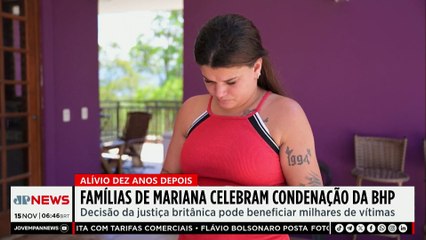 Tragédia em Mariana: famílias das vítimas celebram condenação da BHP