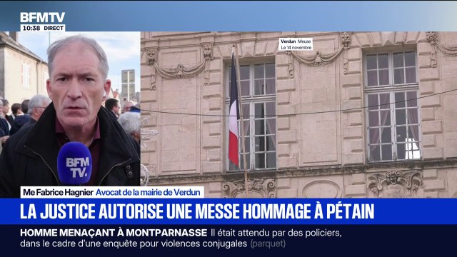 Messe en hommage au maréchal Pétain: Me Fabrice Hagnier, avocat de la mairie de Verdun, déplore des thèses révisionnistes