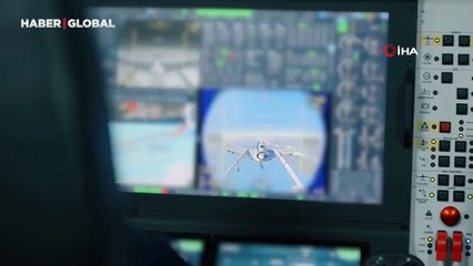 Bayraktar TB3 Roketsan mühimmatı ile hedefi tam isabetle vurdu