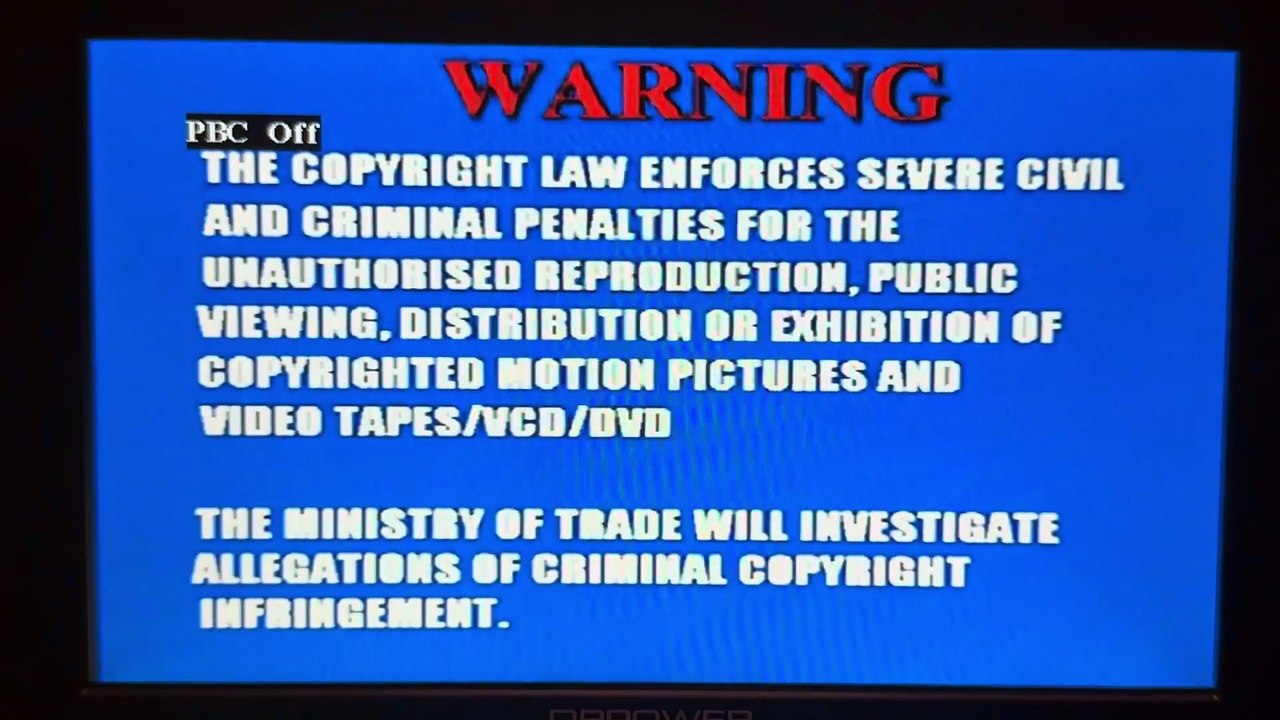 Opening to Paycheck 2004 Singaporean VCD