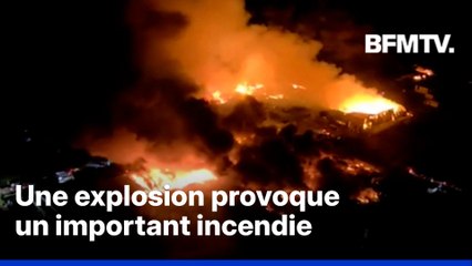 Argentine: une forte explosion dans une zone industrielle provoque un important incendie