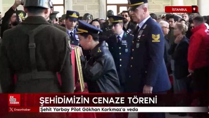 Şehit Yarbay Pilot Gökhan Korkmaz'a veda