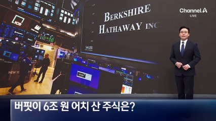 워런 버핏이 6조 원 어치 산 주식은?