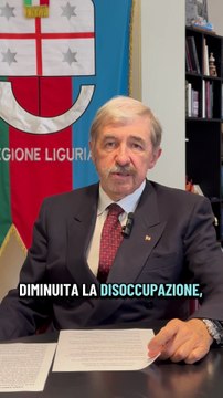 Bucci - Nel primo semestre del 2025 la Liguria è cresciuta. (15.11.25)