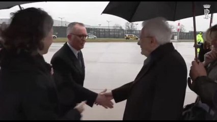 Mattarella atterrato a Berlino per il "Premio dei presidenti"