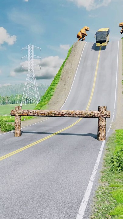 Realistic BeamNG Drive car crash physics. Watch in