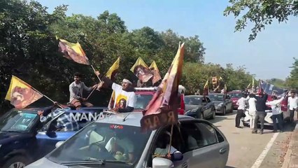 #SSMB29 - Mahesh Babu Fans Massive Bike Rally, Heading To RFC For Globetrotter Event 🔥👌