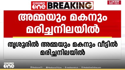 തൃശൂർ ശ്രീനാരായണപുരത്ത് അമ്മയെയും മകനെയും വീട്ടിൽ മരിച്ച നിലയിൽ കണ്ടെത്തി