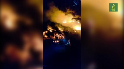 Una fuerte explosión en polo industrial cerca del principal aeropuerto de Argentina