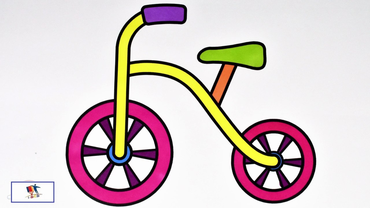 Drawing and Coloring a Bicycle