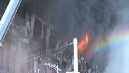 천안 물류센터 화재, 9시간 30여 분 만에 큰 불길 잡아 / YTN