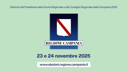 Regione Campania - Elezioni regionali 2025: come si vota (15.11.25)