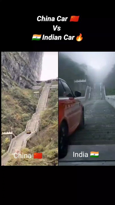 China Vs India Car Compare || Power of Indian 🔥 Tata Brand #tatarangrover #chinacar #indiancarrecord