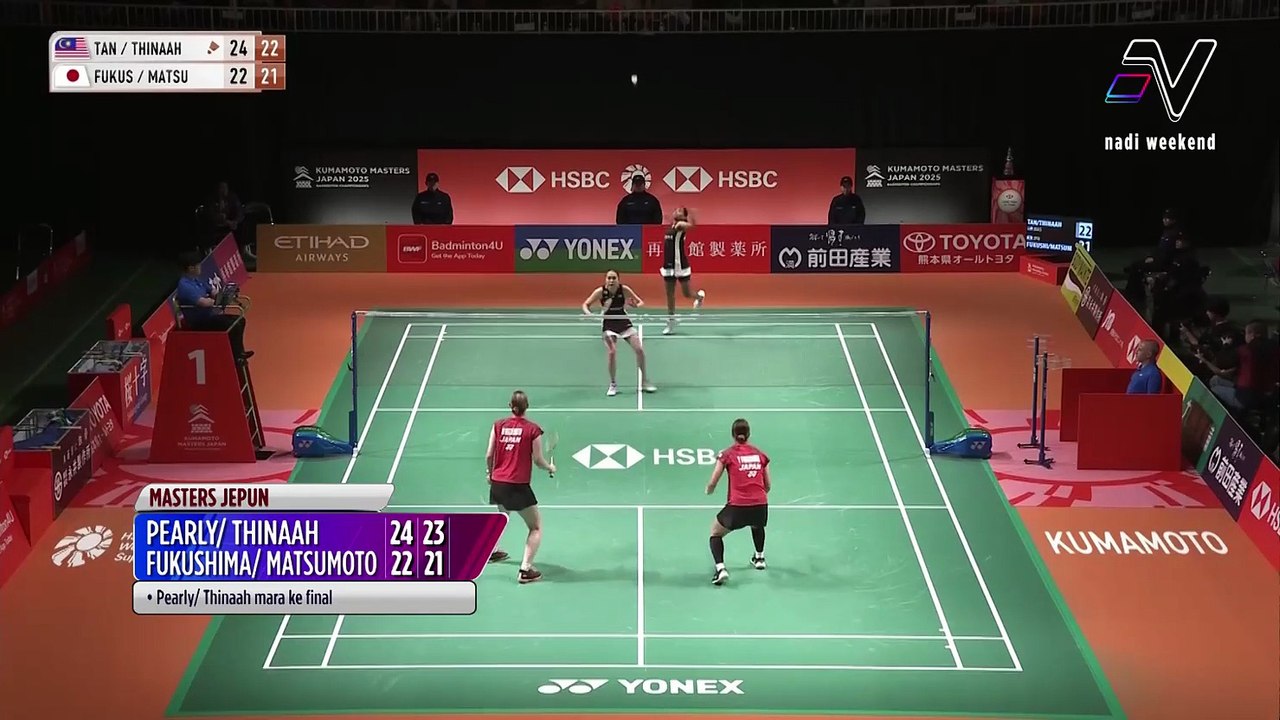 Ada elemen perlu dipertingkatkan Pearly Tan / M. Thinaah sebelum final