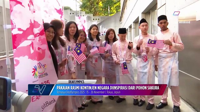 Pakaian rasmi kontinjen negara diinspirasi daripada pohon sakura