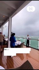 The tour ship named Venessa was caught in a severe storm off the Pacific Ocean.#breakingnews #wo