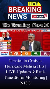 Jamaica in Crisis as Hurricane Melissa Hits | LIVE Updates & Real-Time Storm Monitoring | N18G