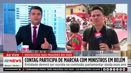 COP30: Contag participa de marcha com ministros em Belém