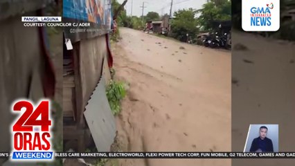Localized thunderstorms, nagpaulan at nagpabaha sa ilang lugar sa Laguna | 24 Oras Weekend