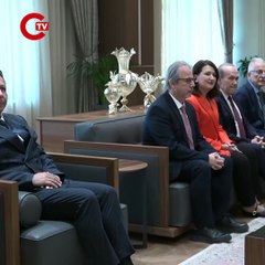 Özgür Özel, KKTC Cumhurbaşkanı Tufan Erhürman’ı ziyaret etti