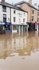 Monmouth aftermath of Storm Claudia