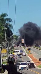 VÍDEO: Grande manifestação paralisa trânsito na Estrada do Coco; veja