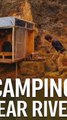 camping life near river