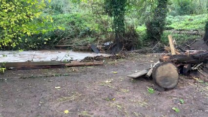 Swan Meadows in aftermath of Storm Claudia!