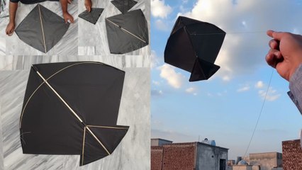 How to Make Simple Paper Kite with Bamboo Stick  Adi Patang Making  Easy Kite facebook