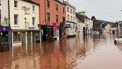 High pressure pumps were being brought in this morning to help deal with the flooding in Monmouth