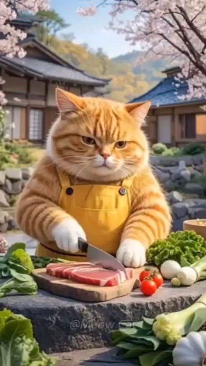 cooking with cat