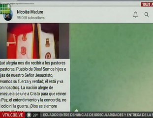 Jefe de Estado: Somos hijos e hijas de nuestro señor Jesucristo, llevamos su fuerza y su verdad