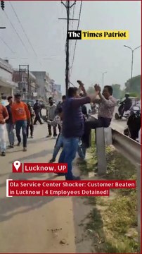 Ola Service Center Shocker: Customer Beaten in Lucknow | 4 Employees Detained!