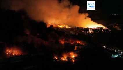 Explosions en chaîne et incendie dans une zone industrielle de la banlieue de Buenos Aires
