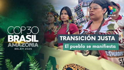Movimientos sociales e indígenas exigen justicia climática en Brasil